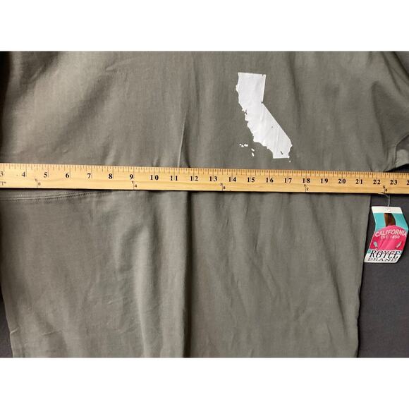 Royce Brand Gray Crew Neck Tee Long Sleeves S Arizona EST 1912 Thumb Hole NWT - Picture 8 of 10